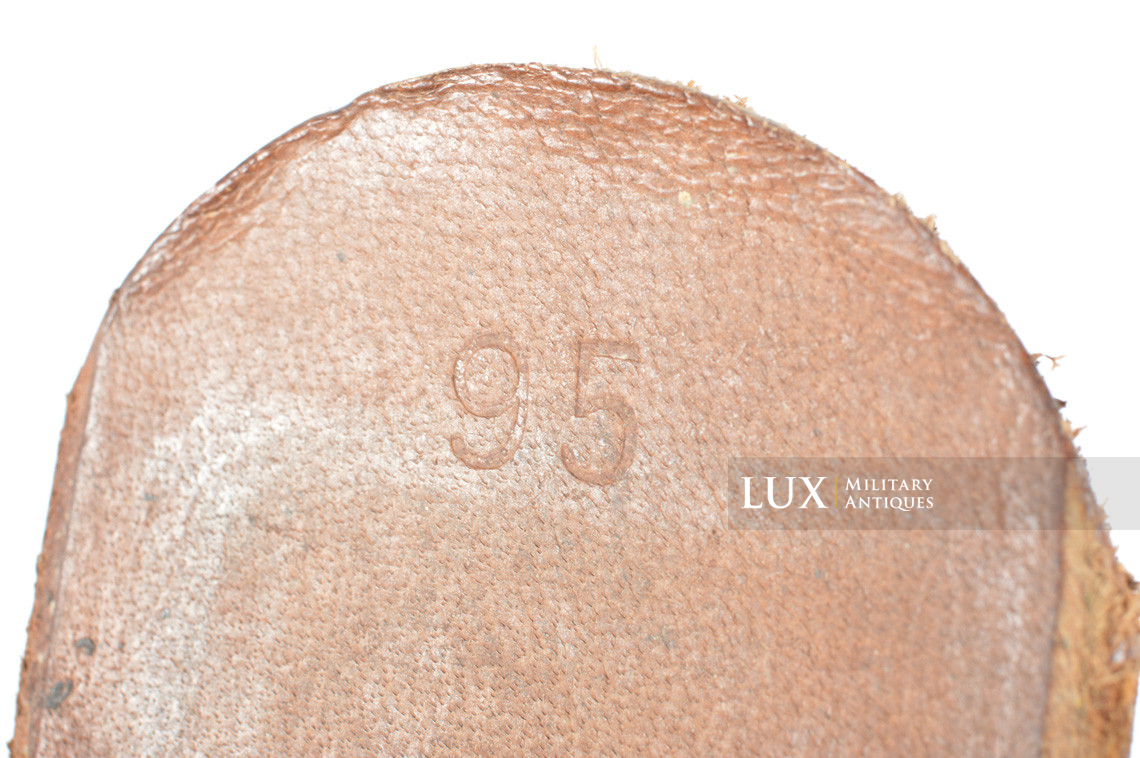 Unissued Luftwaffe combat leather belt, 1941 » - photo 17