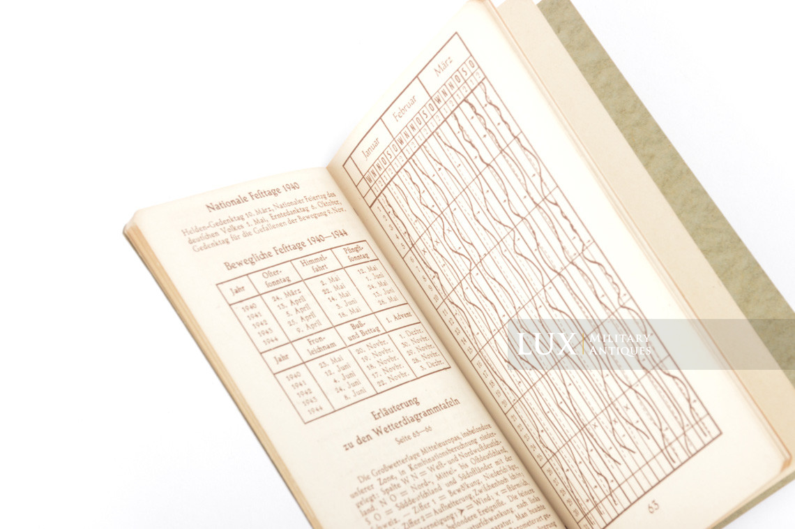 German pocket calendar, « 1940 » - Lux Military Antiques - photo 10