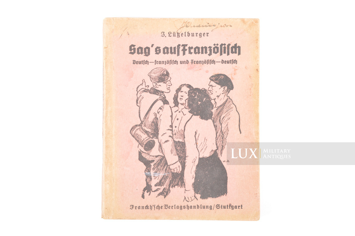 German-French issued translation booklet - photo 4