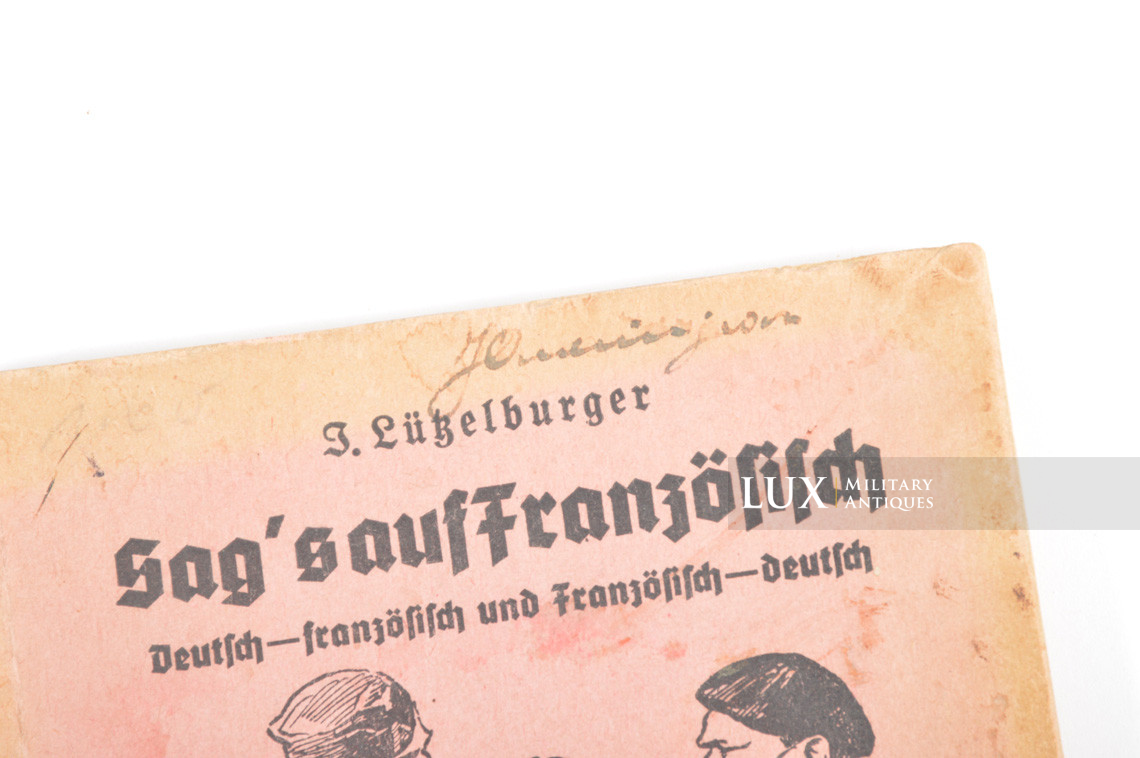 German-French issued translation booklet - photo 8