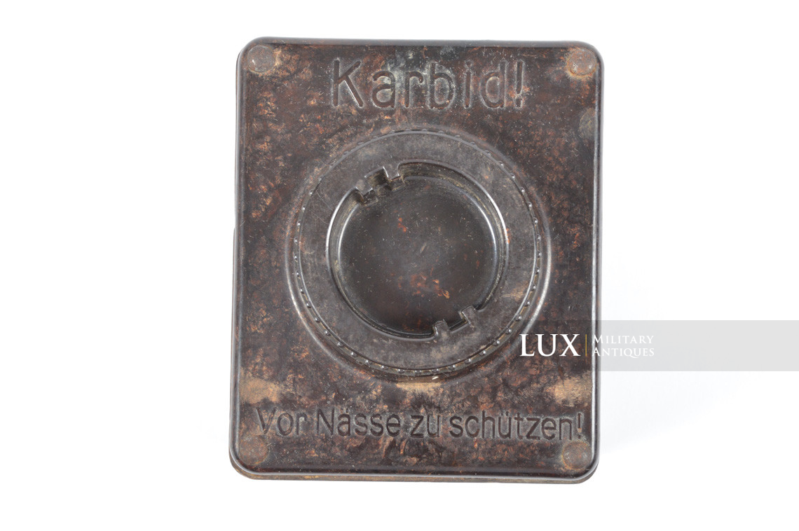 German bakelite carbide lantern storage box, « KARBID » - photo 7