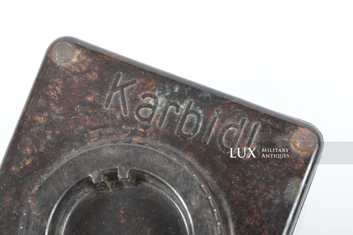 German bakelite carbide lantern storage box, « KARBID » - photo 8
