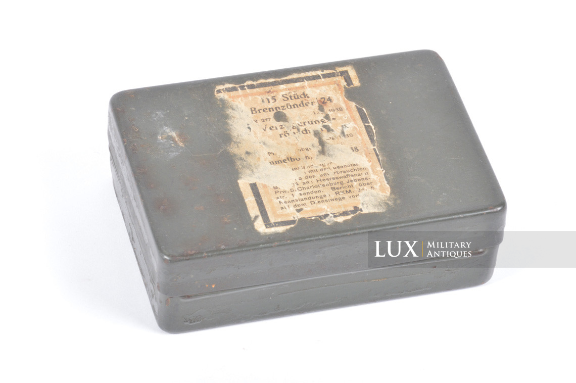 German M24 stick grenade ignition fuze box, « Brennzünder 24 » - photo 4