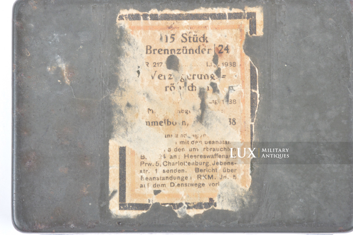 German M24 stick grenade ignition fuze box, « Brennzünder 24 » - photo 13