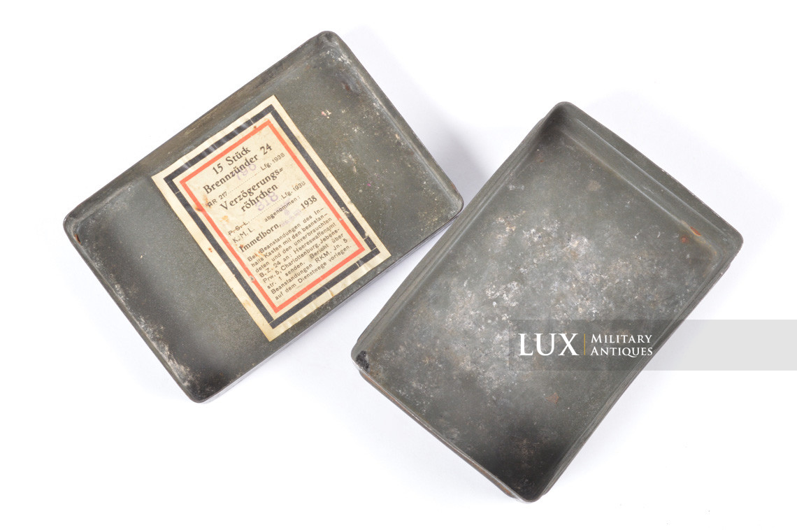 German M24 stick grenade ignition fuze box, « Brennzünder 24 » - photo 14