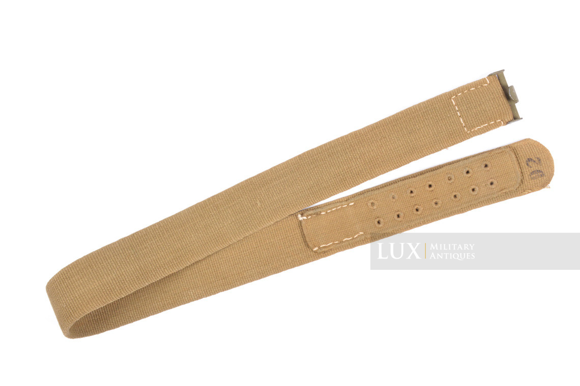 Unissued German Heer/Luftwaffe Tropical EM's combat web belt, « 1942 » - photo 4