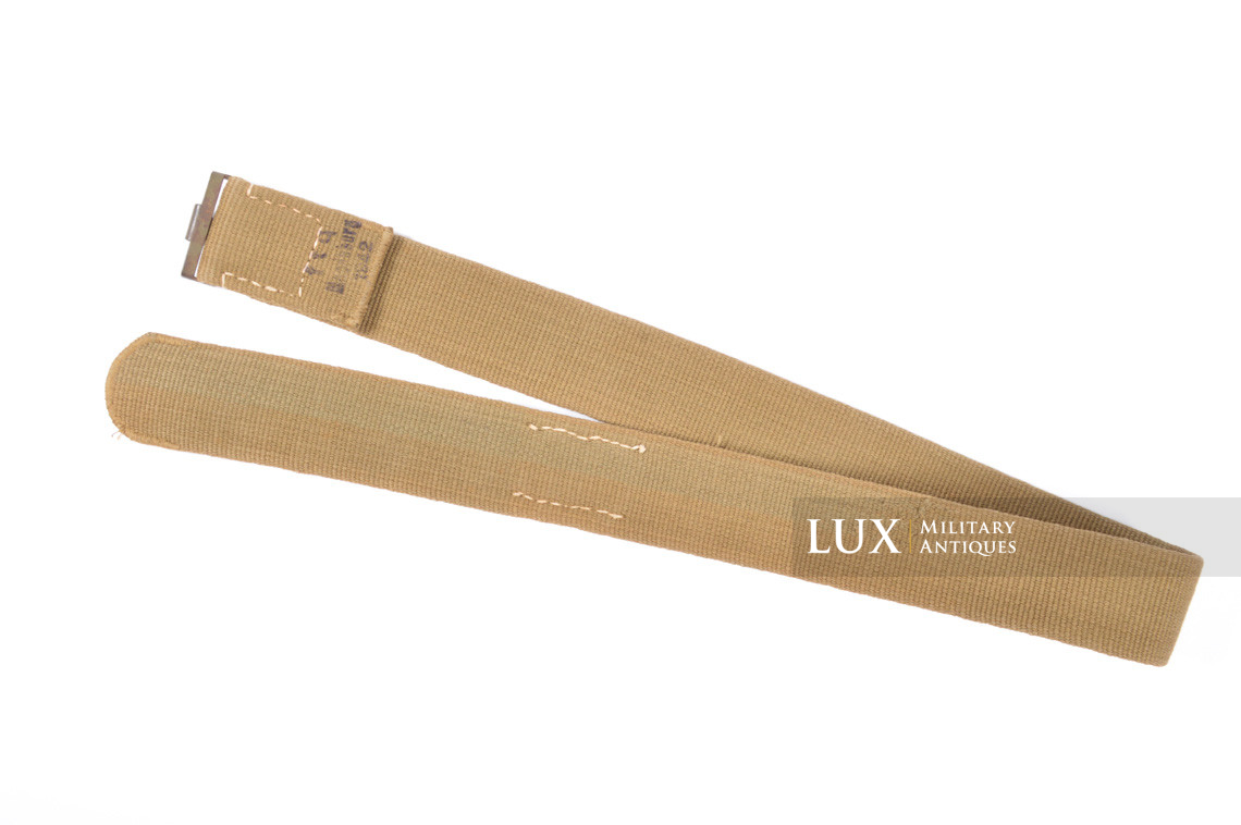 Unissued German Heer/Luftwaffe Tropical EM's combat web belt, « 1942 » - photo 7