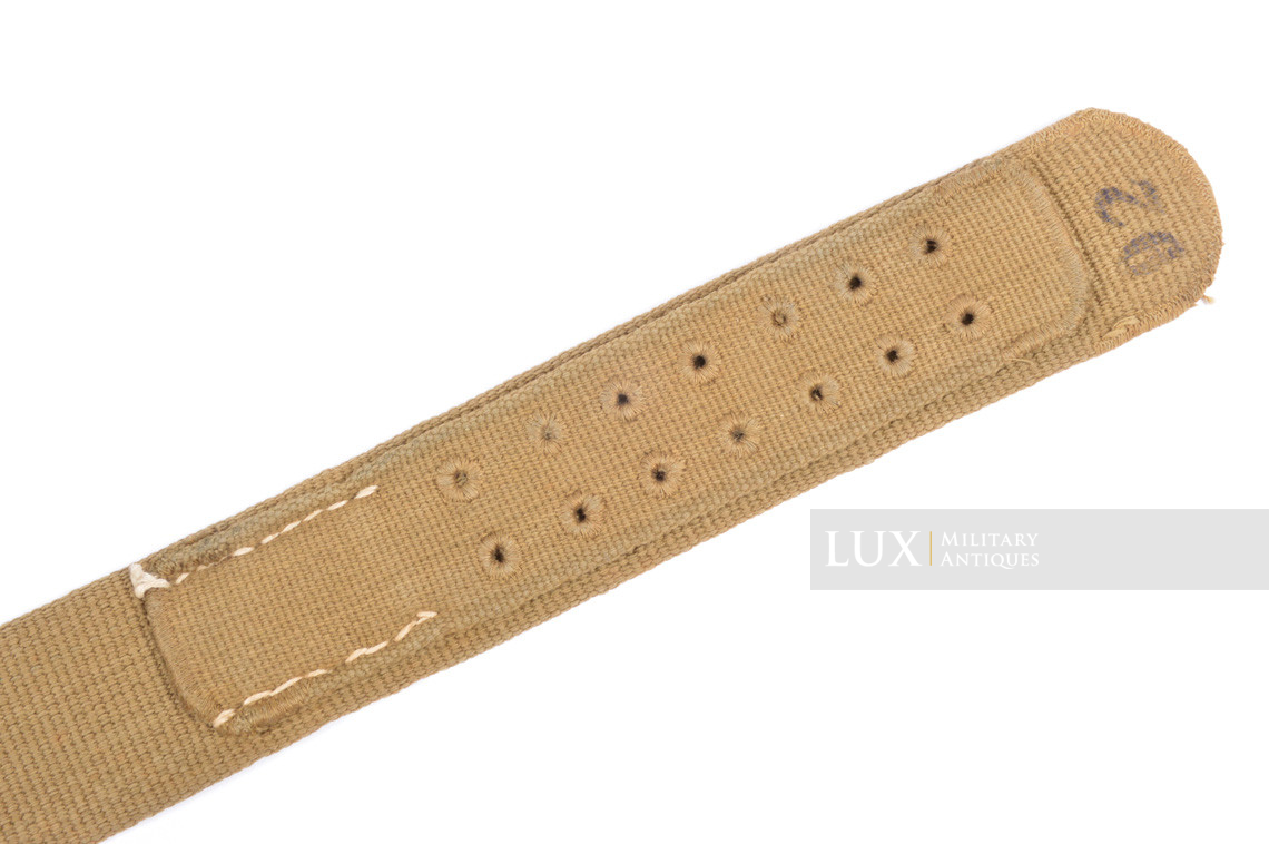 Unissued German Heer/Luftwaffe Tropical EM's combat web belt, « 1942 » - photo 13