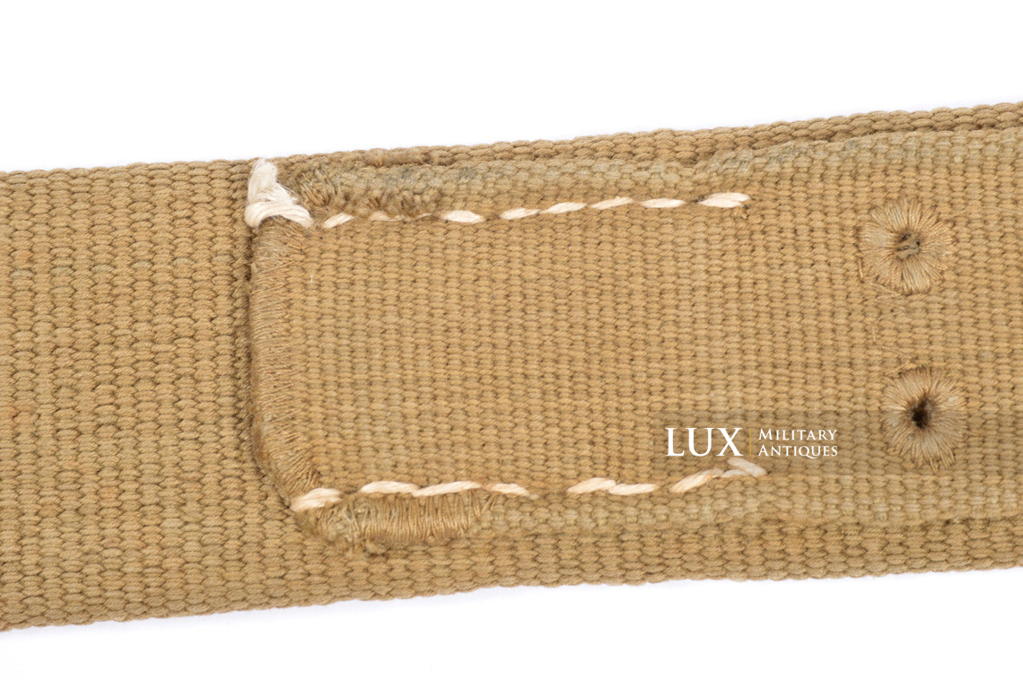 Unissued German Heer/Luftwaffe Tropical EM's combat web belt, « 1942 » - photo 15