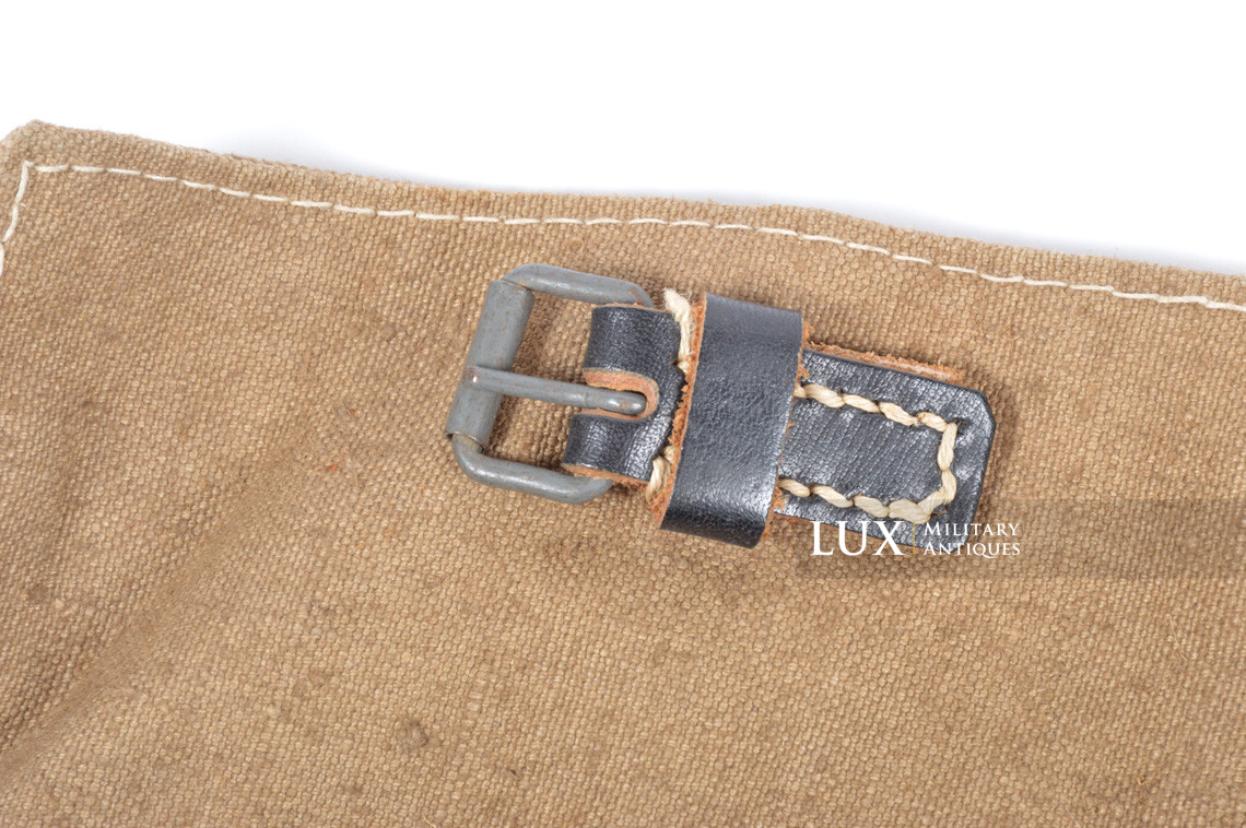 Mid-war Heer/Waffen-SS gaiters in green canvas - photo 7