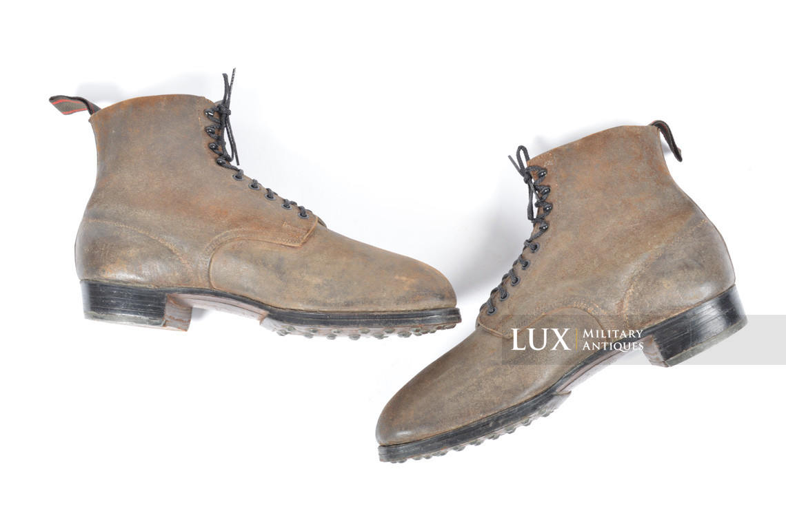 Unissued early-war German low ankle combat boots, « G.STRASSER » - photo 7