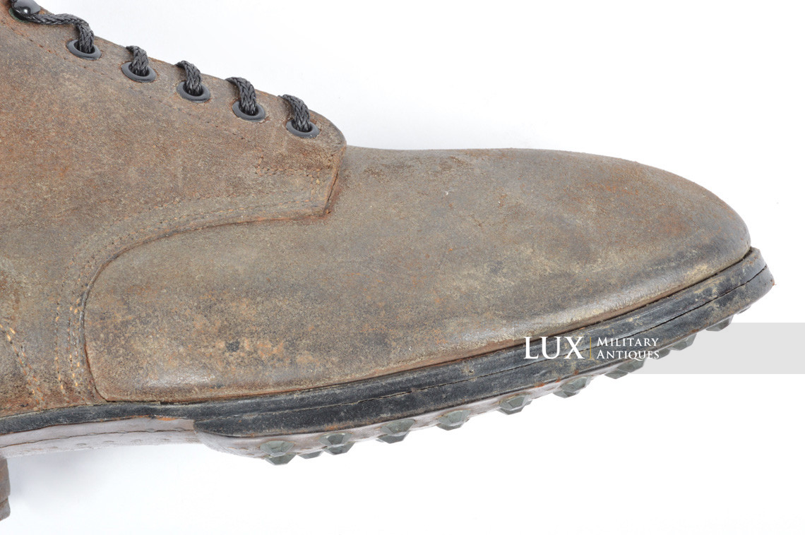 Unissued early-war German low ankle combat boots, « G.STRASSER » - photo 13