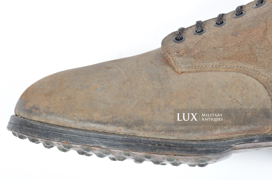 Unissued early-war German low ankle combat boots, « G.STRASSER » - photo 31