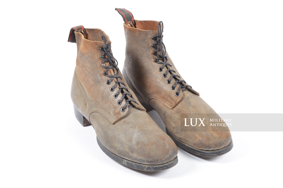 Unissued early-war German low ankle combat boots, « G.STRASSER » - photo 8