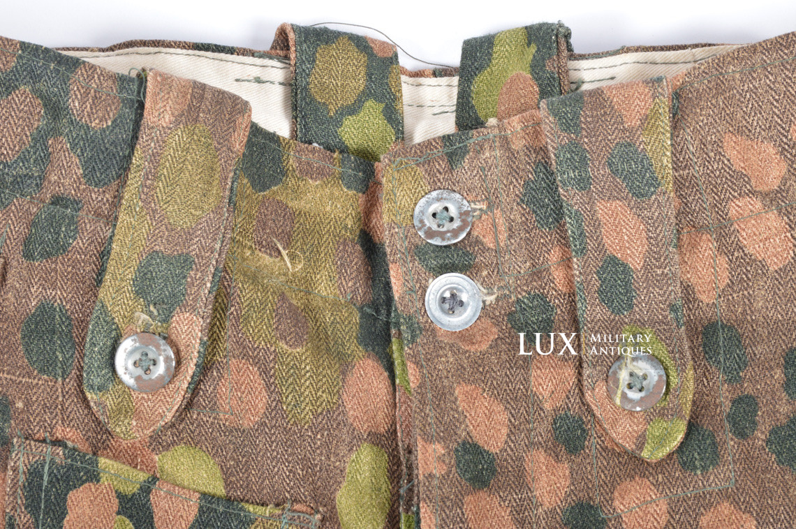 Pantalon Waffen-SS M44 en camouflage petit pois, RBNr « 0/1297/0079 » - photo 18