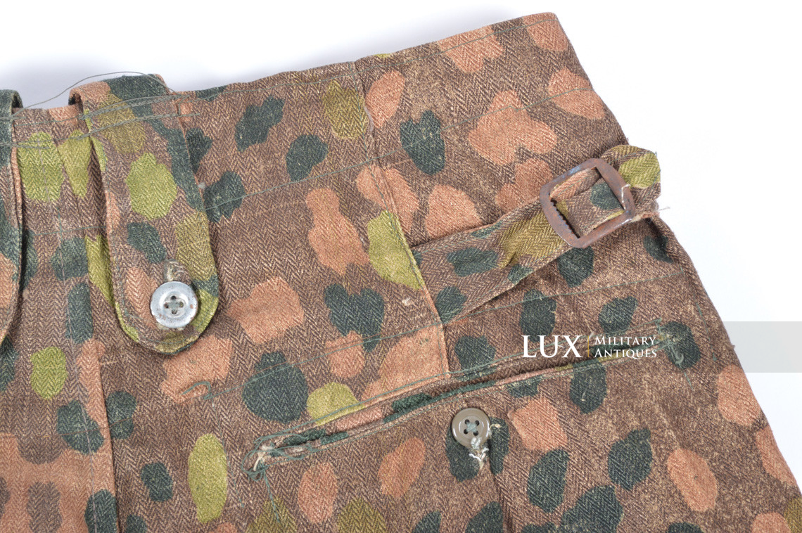 Pantalon Waffen-SS M44 en camouflage petit pois, RBNr « 0/1297/0079 » - photo 28