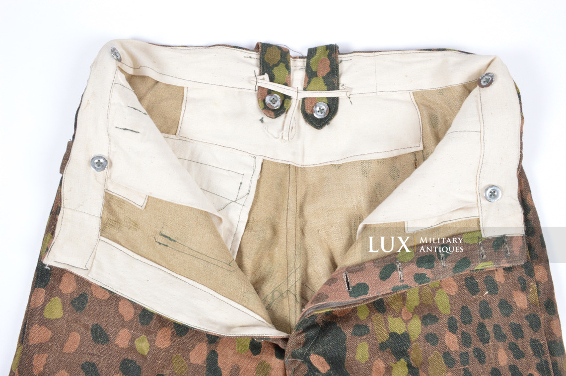 Pantalon Waffen-SS M44 en camouflage petit pois, RBNr « 0/1297/0079 » - photo 33