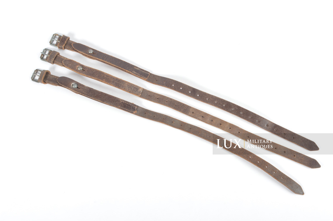 Early German Luftwaffe equipment leather strap set, « Flak / L.B.A. 1936 » - photo 4