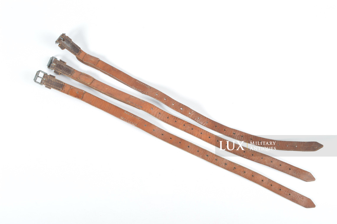 Early German Luftwaffe equipment leather strap set, « Flak / L.B.A. 1936 » - photo 9