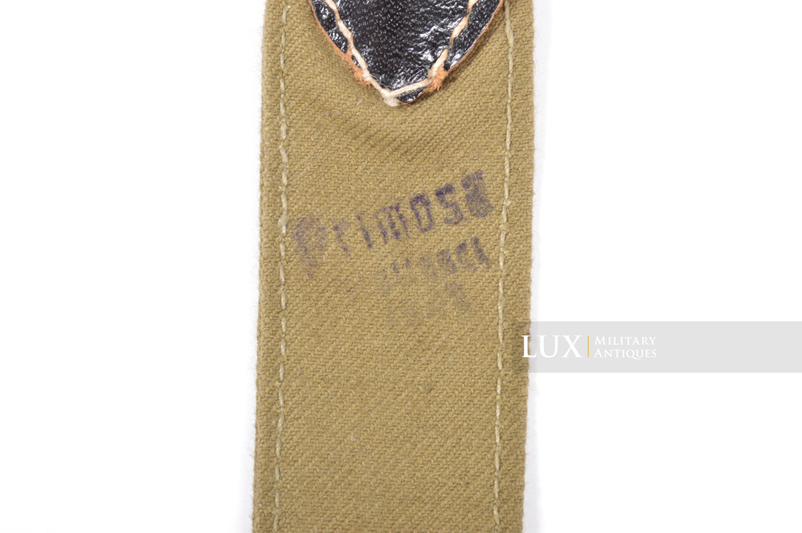Unissued German Heer/Waffen-SS bread bag with matching strap, « 1942 » - photo 23