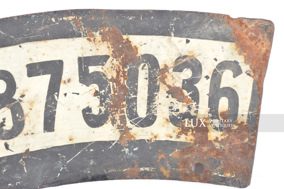 Plaque d’immatriculation d’une moto allemande de la Heer - photo 20