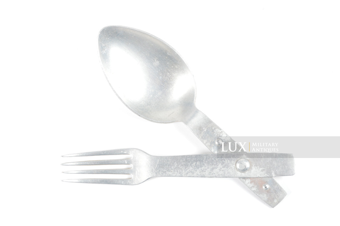 German field spoon/fork combo cutlery set, « H.H.L. 38 » - photo 4