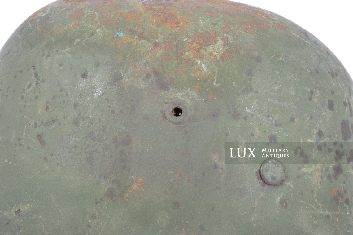 Casque allemand M42 Heer / Waffen-SS camouflé vert, « intouché » - photo 18