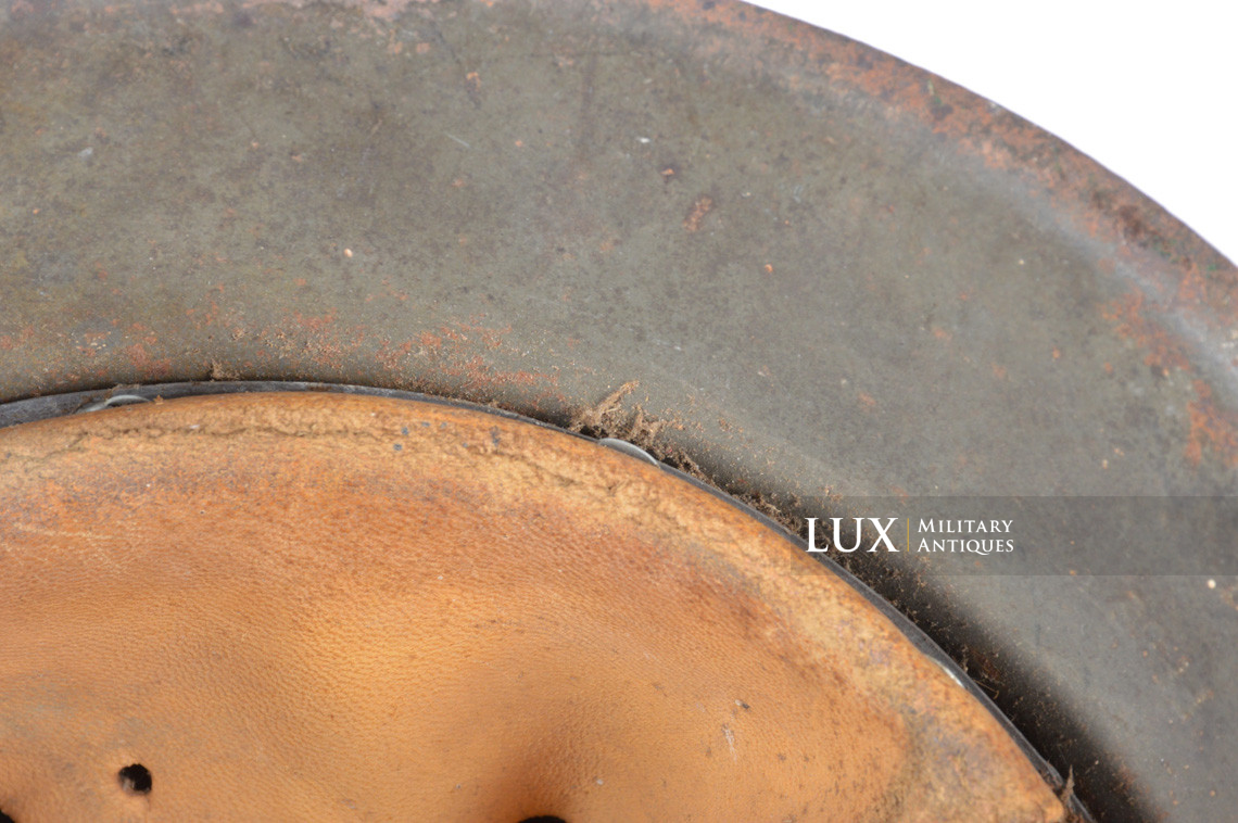 Casque allemand M42 Heer / Waffen-SS camouflé vert, « intouché » - photo 37