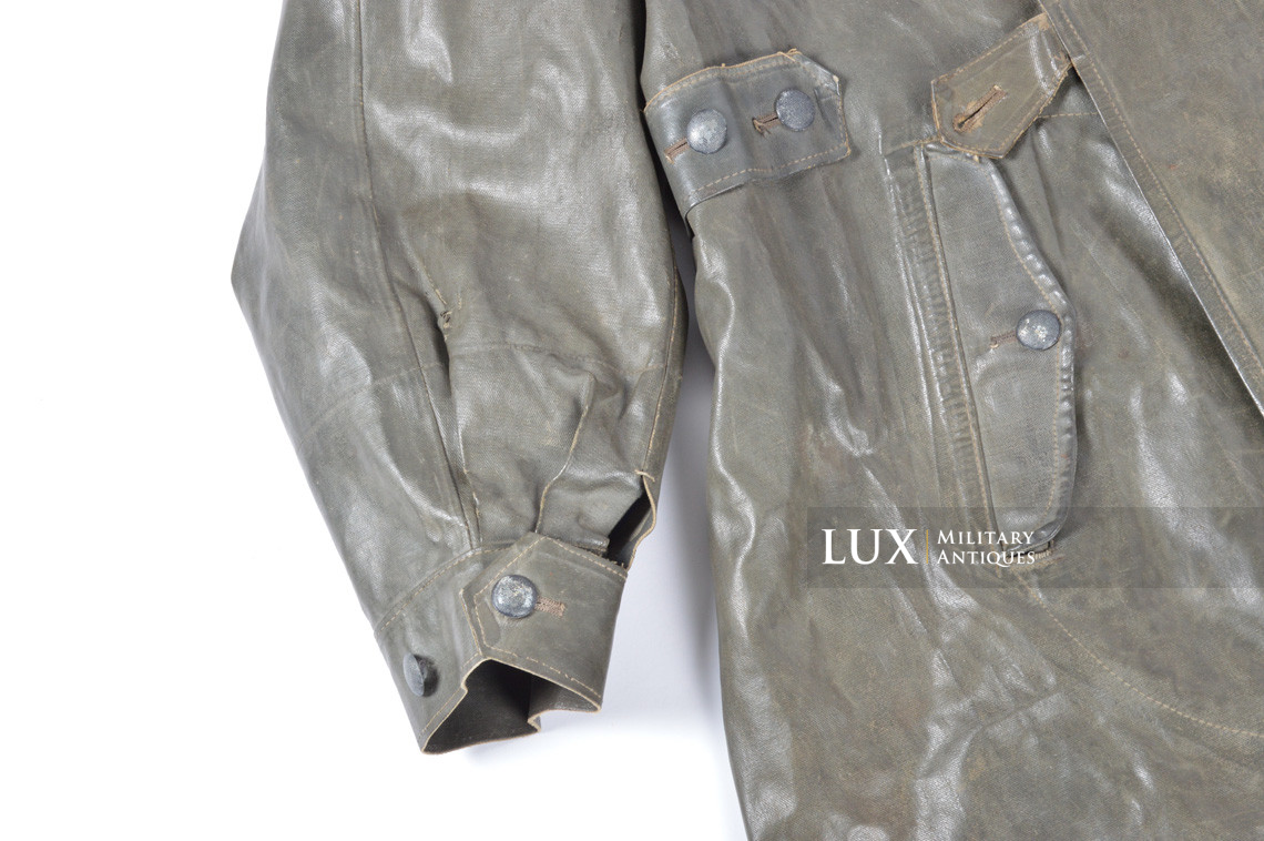 German Luftwaffe motorcyclist’s rubberized raincoat - photo 8