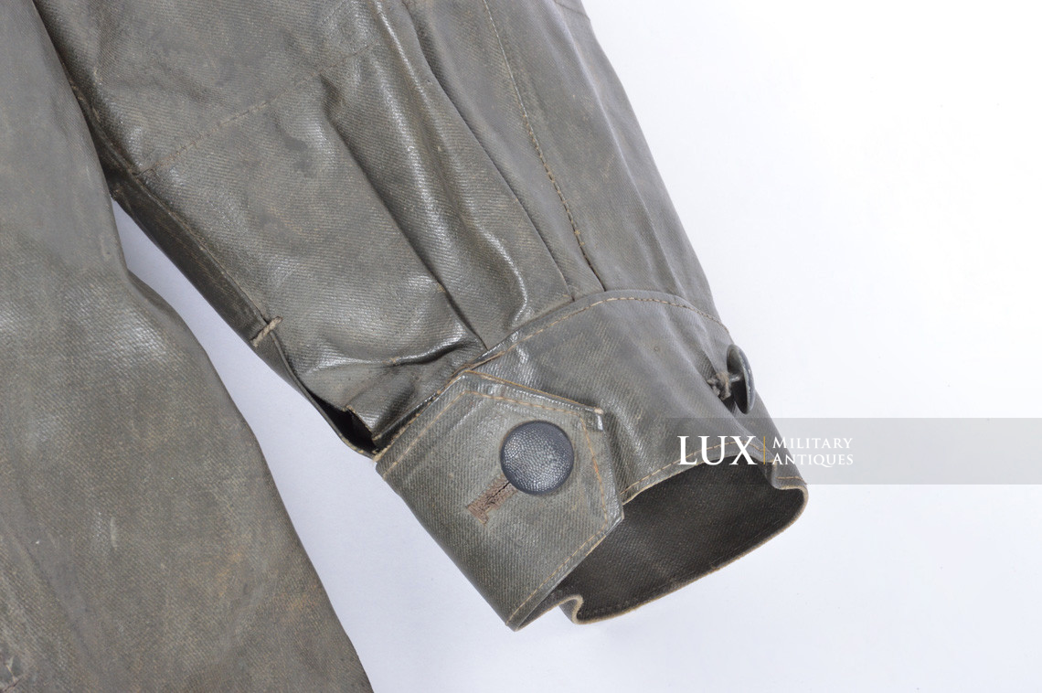 German Luftwaffe motorcyclist’s rubberized raincoat - photo 11