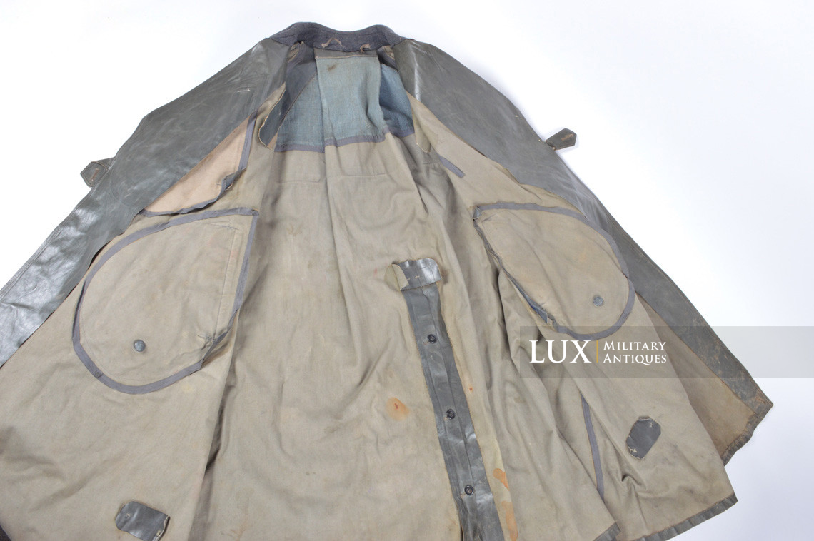German Luftwaffe motorcyclist’s rubberized raincoat - photo 12