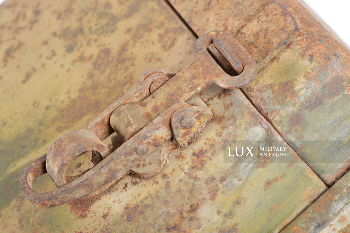 German two-tone spray camouflage motorcycle / side-car metal pack, « Packtasche » - photo 28