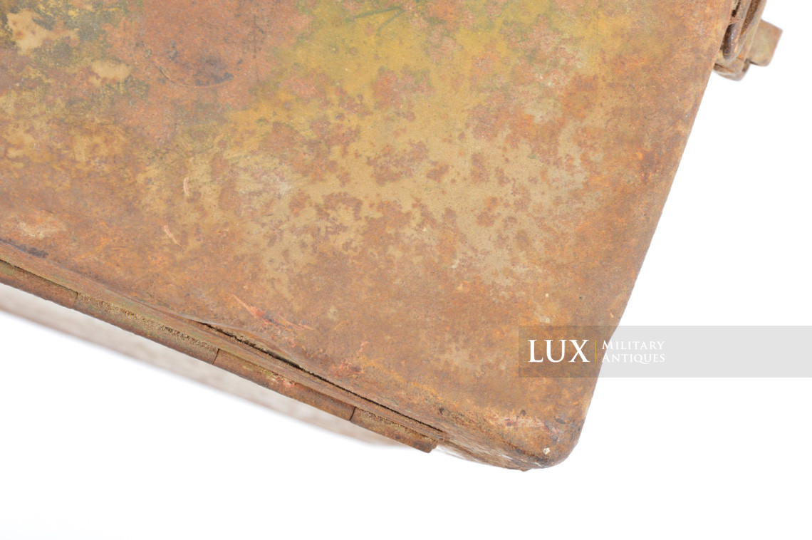 German two-tone spray camouflage motorcycle / side-car metal pack, « Packtasche » - photo 38