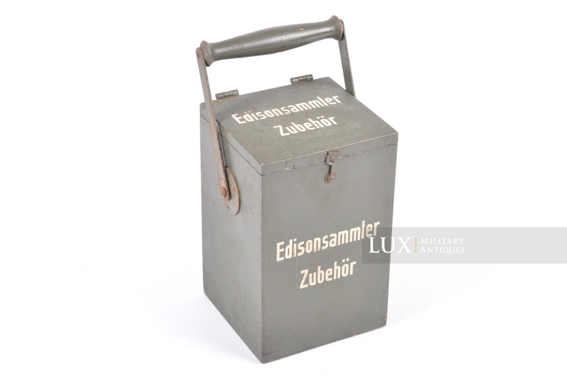 Caisse allemande complète, « Edisonsammler Zubehör » - photo 8