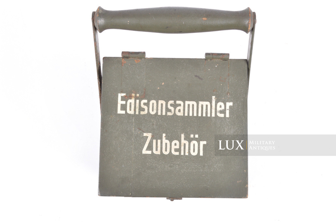 Caisse allemande complète, « Edisonsammler Zubehör » - photo 9