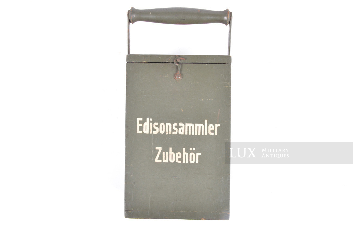 Caisse allemande complète, « Edisonsammler Zubehör » - photo 10