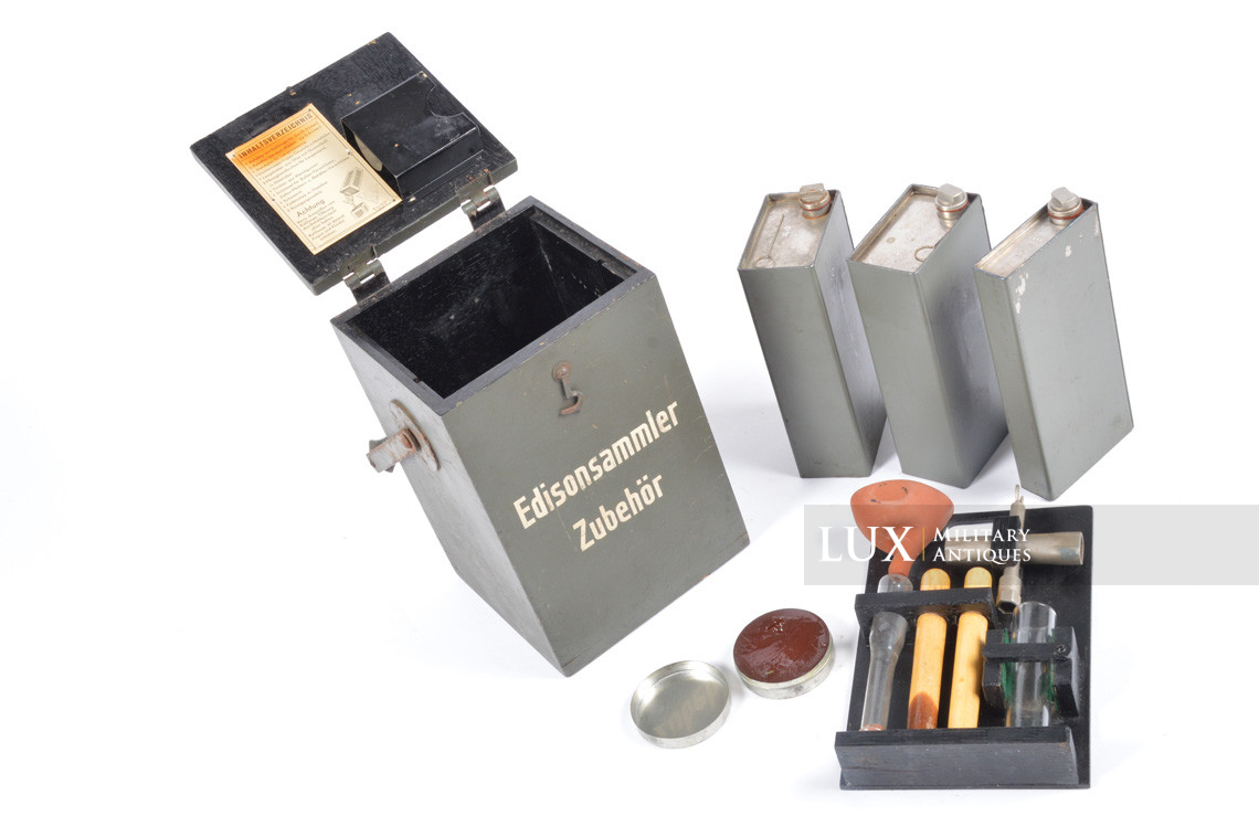 Caisse allemande complète, « Edisonsammler Zubehör » - photo 18