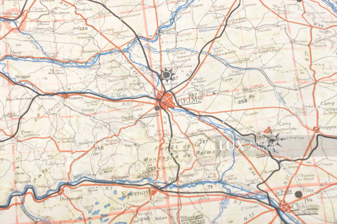 German Luftwaffe navigation map, « FRANCE - PARIS » - photo 17