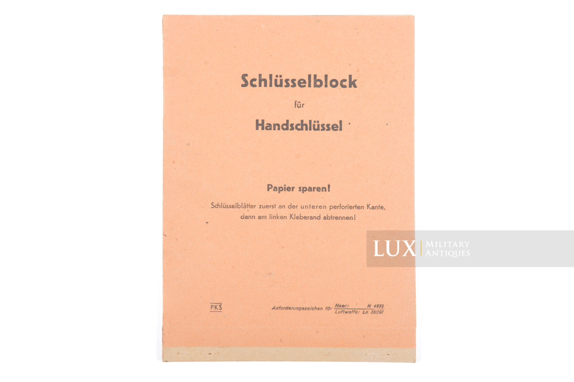 German tracing paper block, « Heer - Luftwaffe » - photo 7
