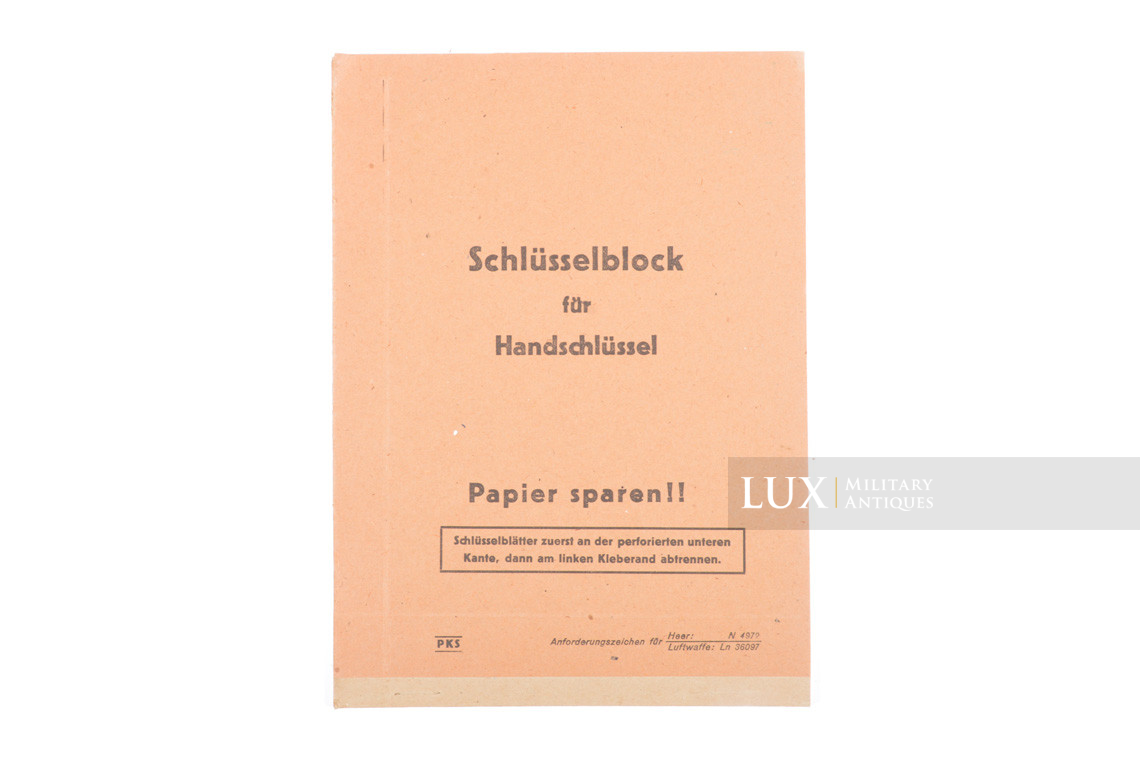 German tracing paper block, « Heer - Luftwaffe » - photo 4