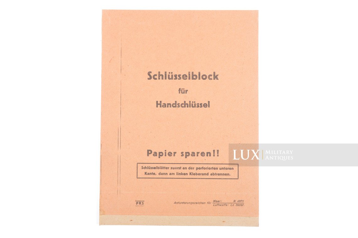 Bloc de papier calque pour porte-cartes, « Heer - Luftwaffe » - photo 4