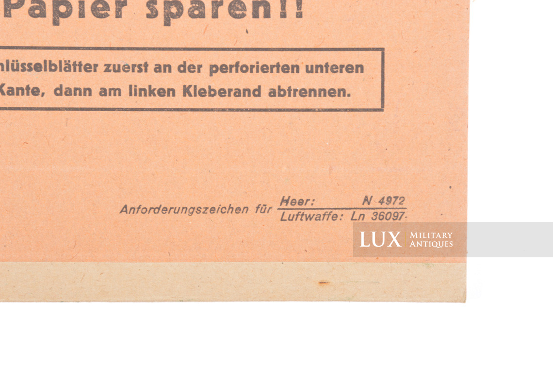 German tracing paper block, « Heer - Luftwaffe » - photo 8