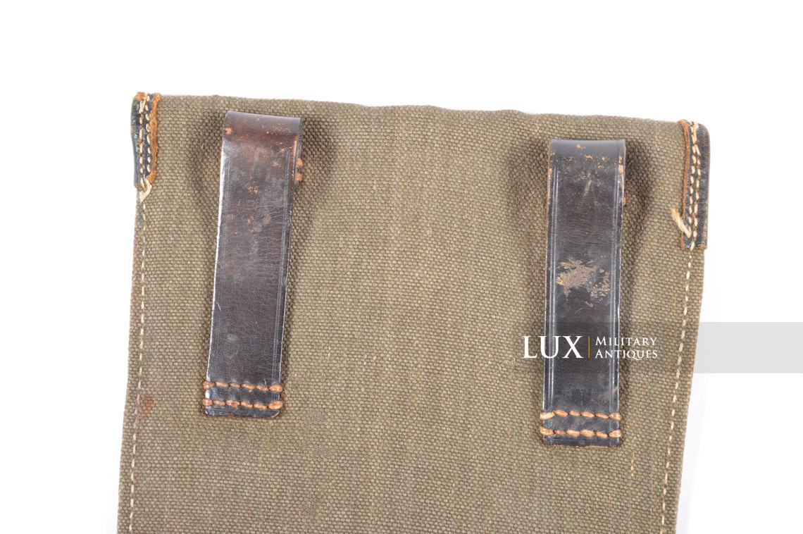 Unissued German combat engineer's long wire cutters web carrying pouch, « 1937 » - photo 12