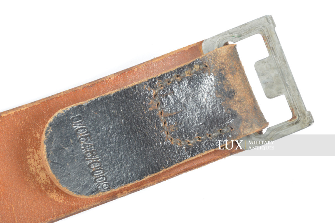 Late-war Police belt & belt buckle set, « RBNr - PO » - photo 13