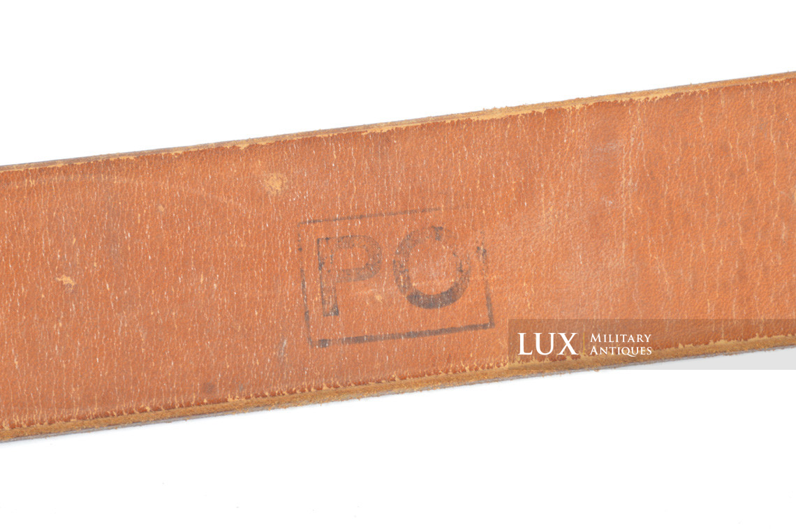 Late-war Police belt & belt buckle set, « RBNr - PO » - photo 18