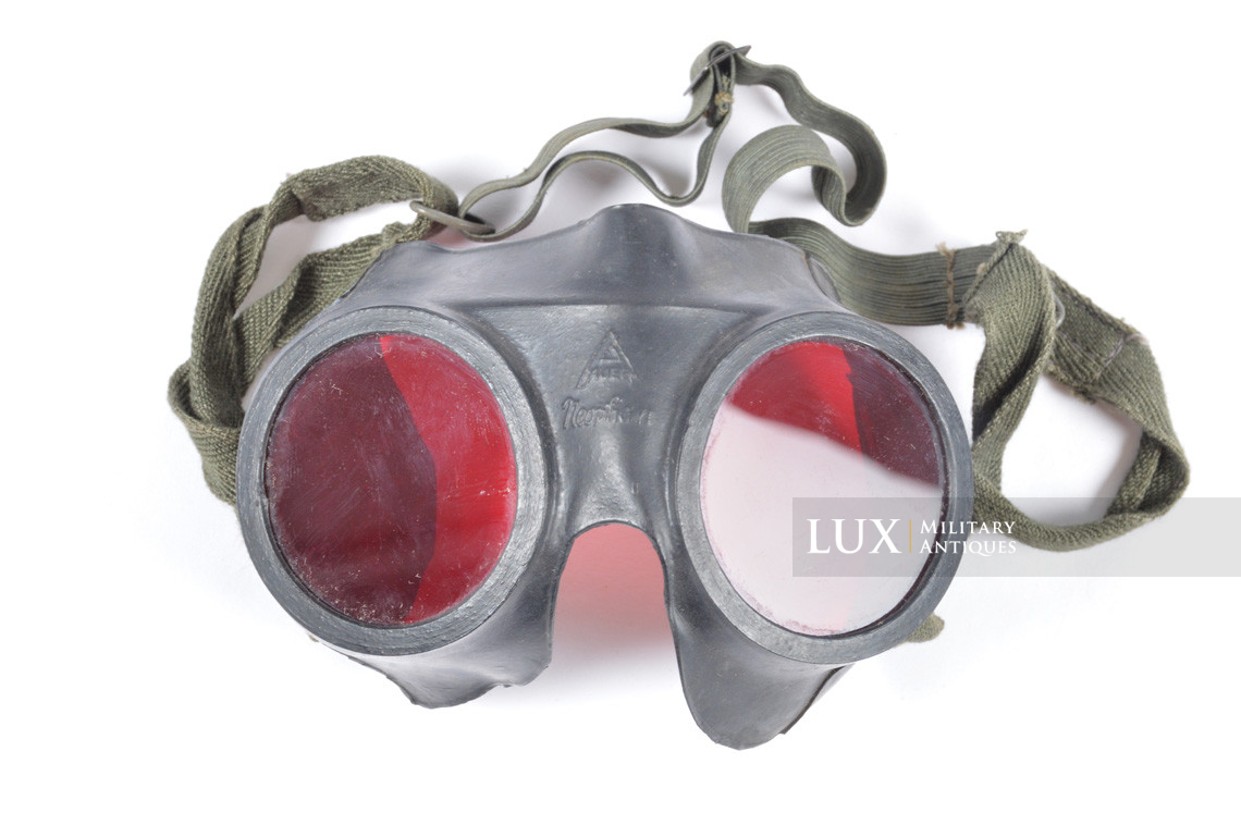 Paire de lunettes allemandes réglementaire en caoutchouc, « AUER » - photo 7