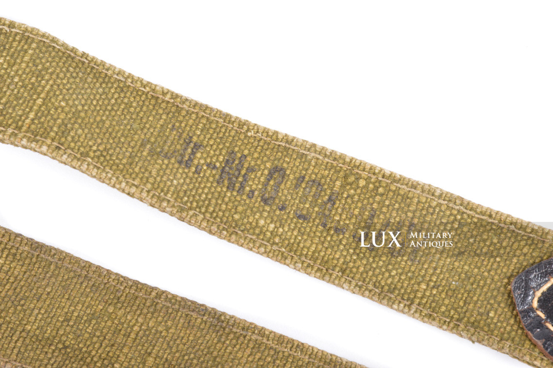 Late-war Heer / Waffen-SS breadbag carrying strap, « RBNr » - photo 8