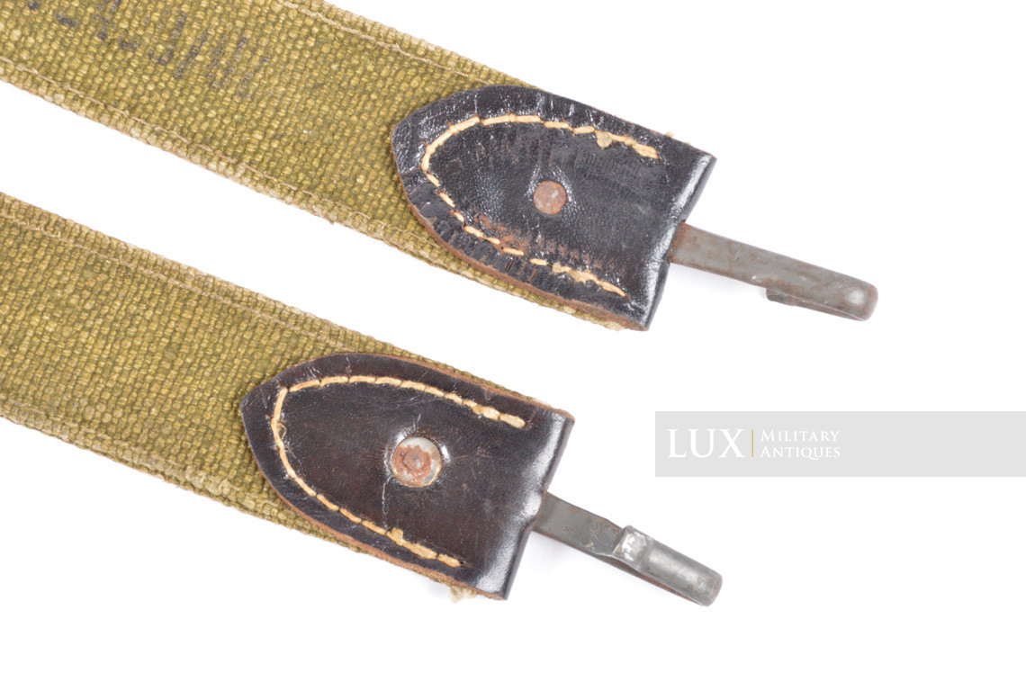 Late-war Heer / Waffen-SS breadbag carrying strap, « RBNr » - photo 9
