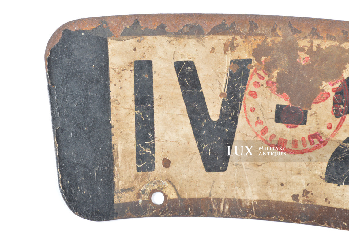 German Heer motorcycle license plate - Lux Military Antiques - photo 20