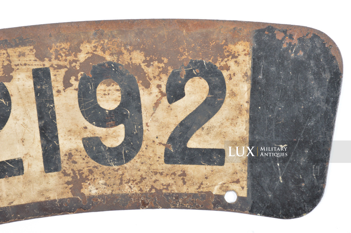 German Heer motorcycle license plate - Lux Military Antiques - photo 22